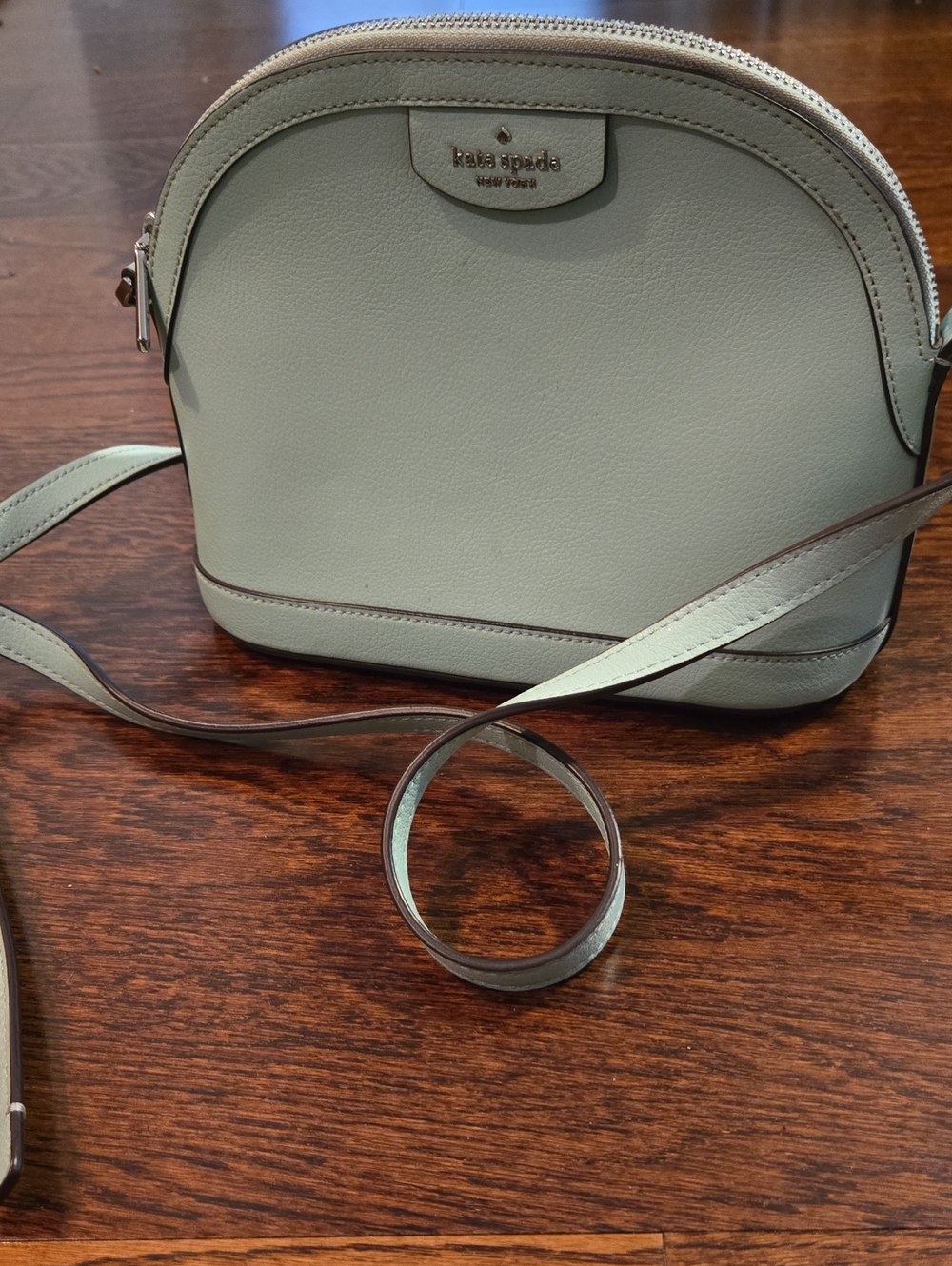 kate spade mint green leather crossbody